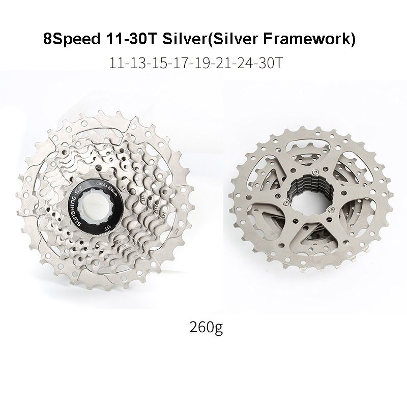 MTB Freewheel Bicycle Cassette 8S 9S 10S 11S 12S 13Speed 30T 32T 34T 36T 40T 42T 46T 50T 52Teeth Bike Flywheel Cycling Card Variable Speed Gear System