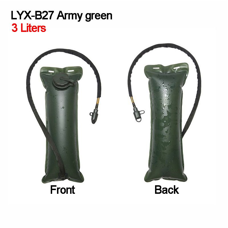 Cycling Army-green Water Bag Outdoor Sports Hrdration WaterBag 2.5L 3L